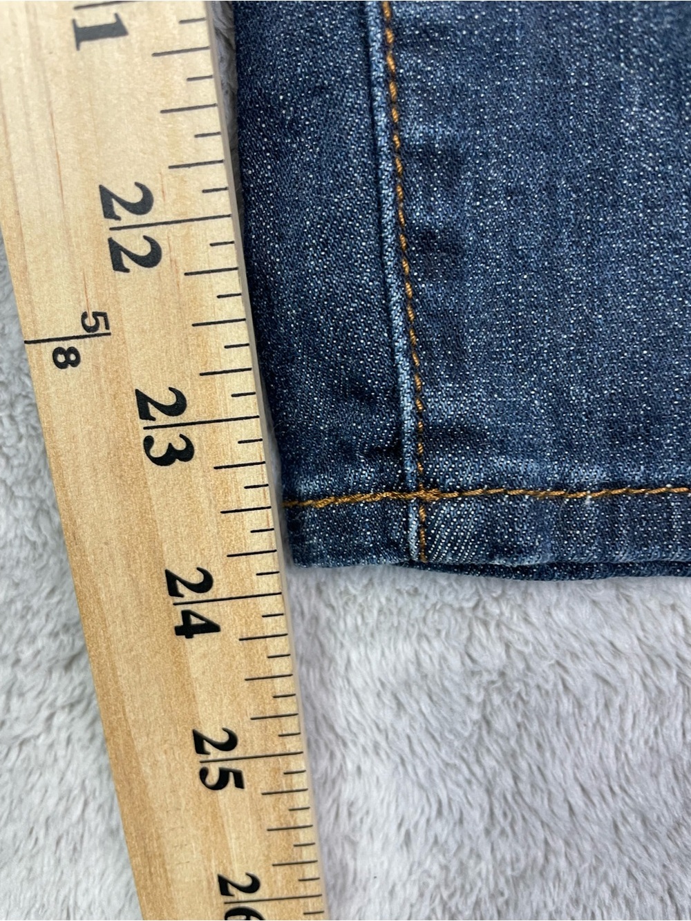 KUT from the Kloth Bardot Crop Skinny Boyfriend Jeans - Dark Wash - Size 8 - Picture 12 of 16